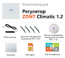 ZONT Climatic 1.2 Погодозависимый автоматический GSM / Wi-Fi регулятор (1 ГВС + 2 прямых/смесительных) с доставкой в Иваново